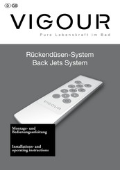 VIGOUR DERBY BASIC 362632 Installation And Operating Instructions Manual