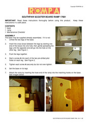 Rompa SOUTHPAW 17681 Safety & Maintenance Checklist