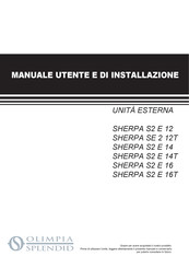 Olimpia splendid SHERPA SE 2 12T Installation & Owner's Manual