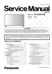 Panasonic TH-43D410R Service Manual