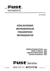 Fust Novamatic KS 158.4-IB Instruction Book