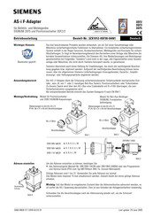 Siemens AS-i F Operating Instructions Manual