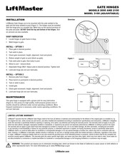 Chamberlain 3100 Quick Manual