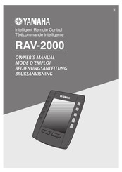 Yamaha RAV-2000 Owner's Manual