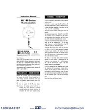 Hanna Instruments HI 148 Series Instruction Manual
