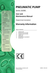 Dropsa 31030 Series User And Maintenance Manual