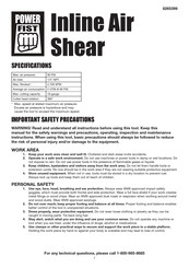 Power Fist 8265399 User And Maintenance Instructions