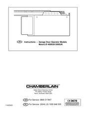 Chamberlain 4000UK Instructions Manual