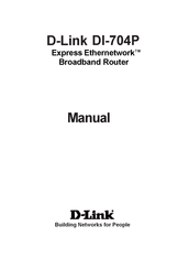 D-Link Express Ethernetwork DI-704P Manual