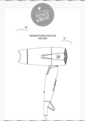 abc beauty in the air HD1209 Instructions For Use Manual
