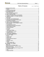 Atlas BCX2000 Operating Manual