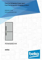 Beko RCNA320E31W Instructions Of Use