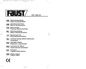 Faust VS 180-01 Operating Instructions Manual