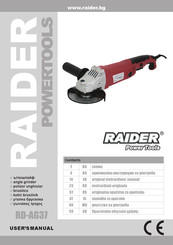 Raider RD-AG37 User Manual