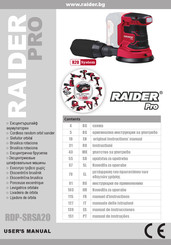 Raider RDP-SRSA20 User Manual