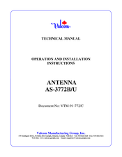 Valcom AS-3772B/U Technical Manual