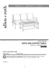 Allen + Roth L-DN2000SAL-B-ZH Manual