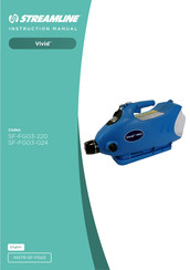 Streamline Vivid PRO SF-FG03-220 Instruction Manual