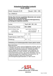 Lsl 120K084 Fitting Instruction