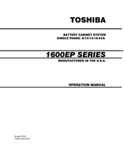 Toshiba UE31-BC-1825 Operation Manual