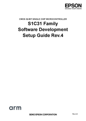 Epson S1C31 Setup Manual