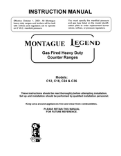 MONTAGUE LEGEND C18 Instruction Manual