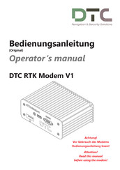 DTC RTK Modem V1 Operator's Manual