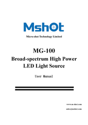 MshOt MG-100 User Manual