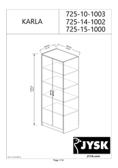 Jysk KARLA 725-15-1000 Manual