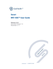 Savari MW-1000 User Manual