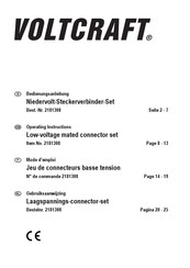 VOLTCRAFT 2181308 Operating Instructions Manual