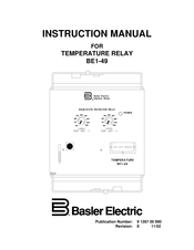 Basler BE1-49 Instruction Manual