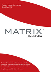 Vivid Matrix OmniFlow 330 Product Instruction Manual