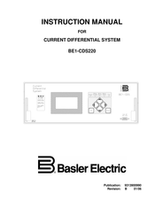 Basler BE1-CDS220 Instruction Manual