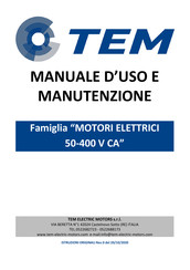 TEM 50-400 V CA Series Operation And Maintenance Manual