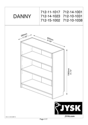 Jysk DANNY 712-14-1023 Manual
