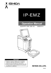 ISHIDA IP-EMZ Manual