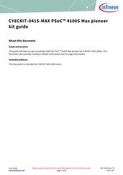 Infineon CY8CKIT-041S-MAX User Manual