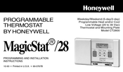 Honeywell MagicStat 28 Programming And Installation Instructions