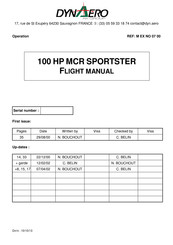 Dyn'Aéro MCR 01 VLA Flight Manual