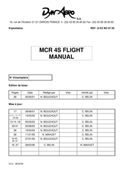 Dyn'Aéro MCR 4S Flight Manual