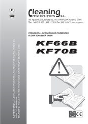 Cleaning Machines KF70B Manual
