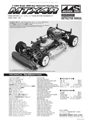 Mugen Seiki MTX4R Instruction Manual