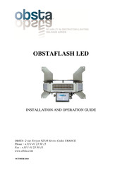 obsta OFP-CAB-12P-4E-RW-240 Installation And Operation Manual