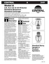 Tyco Fire Product CENTRAL A Instruction Manual