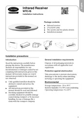 Carrier WTC-IS Installation Instructions Manual