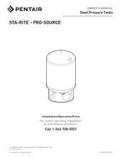 Pentair STA-RITE PRO-SOURCE SPS15H Owner's Manual