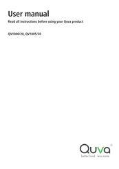 Quva QV1005/20 User Manual