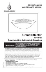 GRAND EFFECTS 100 Operation And Maintenance Manual