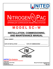 UNITED Nitrogen Pac SC-W Installation, Commissioning Maintenance